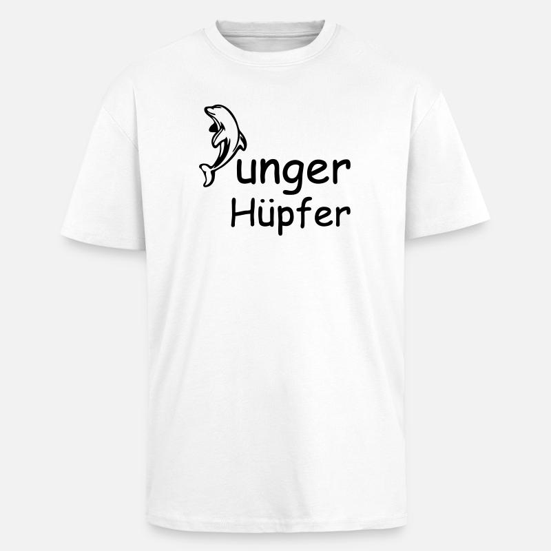 Junger Hüpfer Geschenk - Oversized Heavyweight Unisex T-Shirt - Weiß