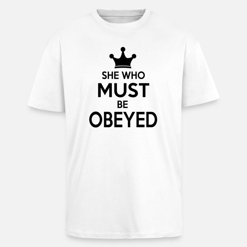 Mutter - Oversized Heavyweight Unisex T-Shirt - Weiß