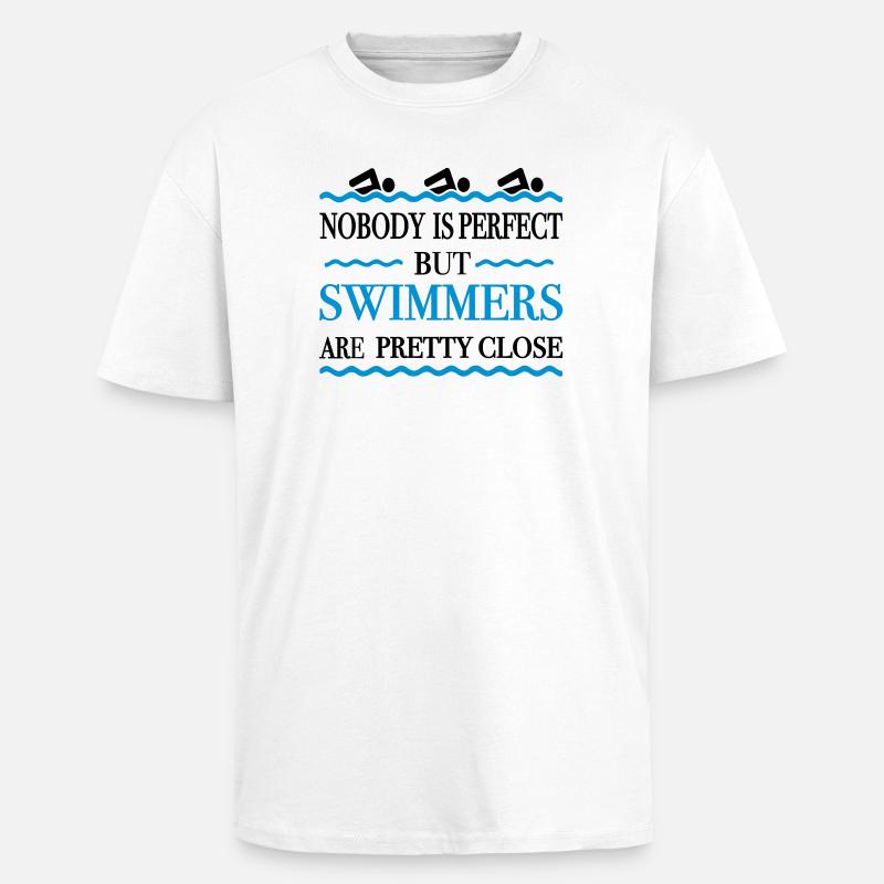 swim - Unisex Oversized Heavyweight T-shirt - white