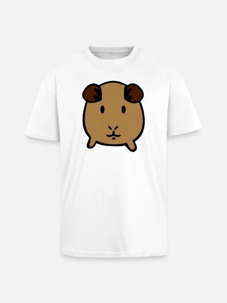 Cobaye - T-shirt unisexe oversize épais - blanc