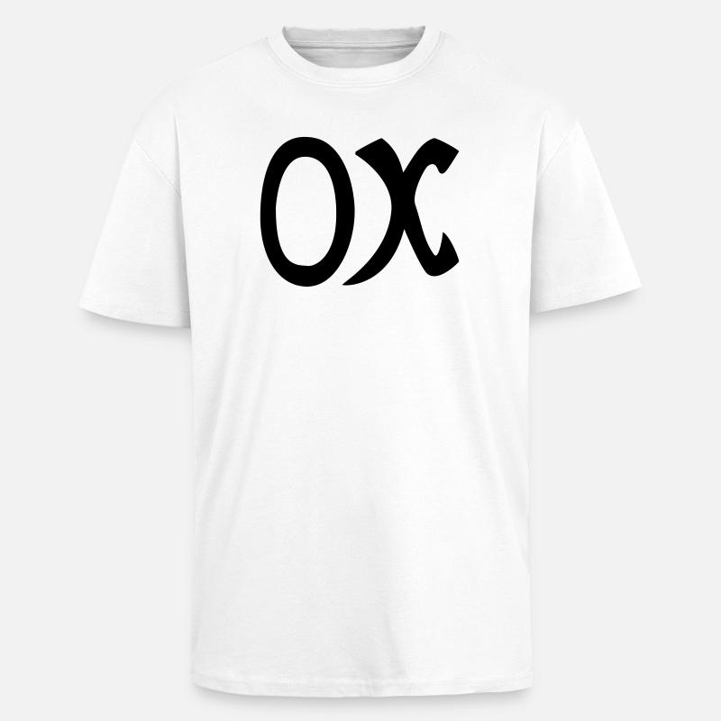 Arab - Unisex Oversized Heavyweight T-shirt - white