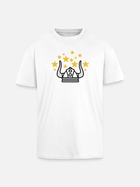 Wikinger Idee | Viking idea - Unisex Oversized Heavyweight T-shirt - white