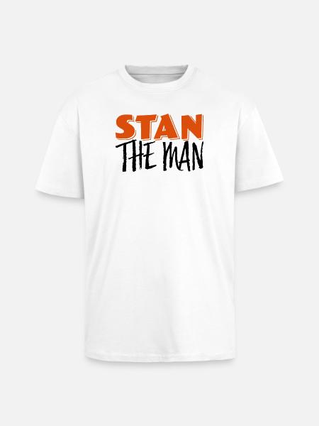Stan the man! - Unisex Oversized Heavyweight T-shirt - white