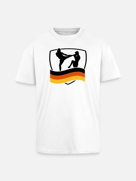 deutschland_kampfsport_1 - Oversized Heavyweight Unisex T-Shirt - Weiß