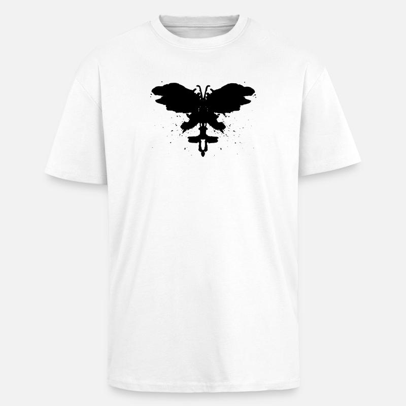 Rorschach - Oversized Heavyweight Unisex T-Shirt - Weiß