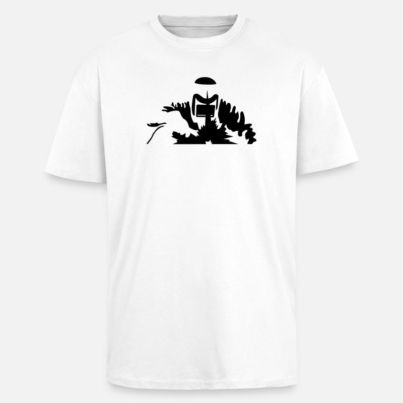 Schweißer - Oversized Heavyweight Unisex T-Shirt - Weiß
