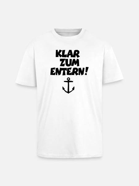 Stand by to board! - Unisex Oversized Heavyweight T-shirt - white