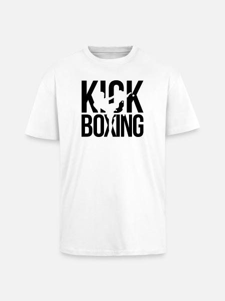 boxe kick boxing - T-shirt unisexe oversize épais - blanc