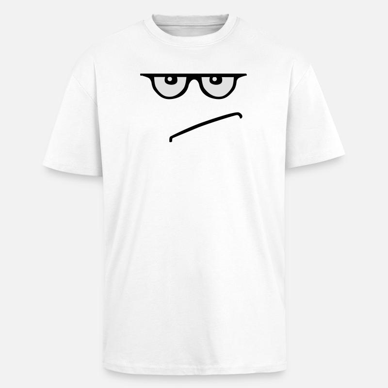 grumpy - Oversized Heavyweight Unisex T-Shirt - Weiß