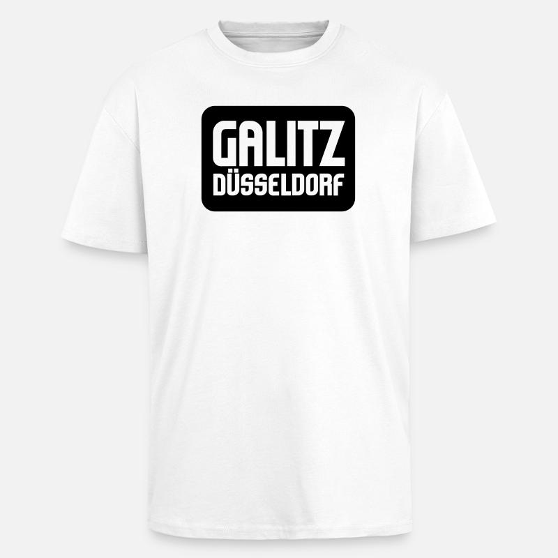 Galitz Logo - Oversized Heavyweight Unisex T-Shirt - Weiß