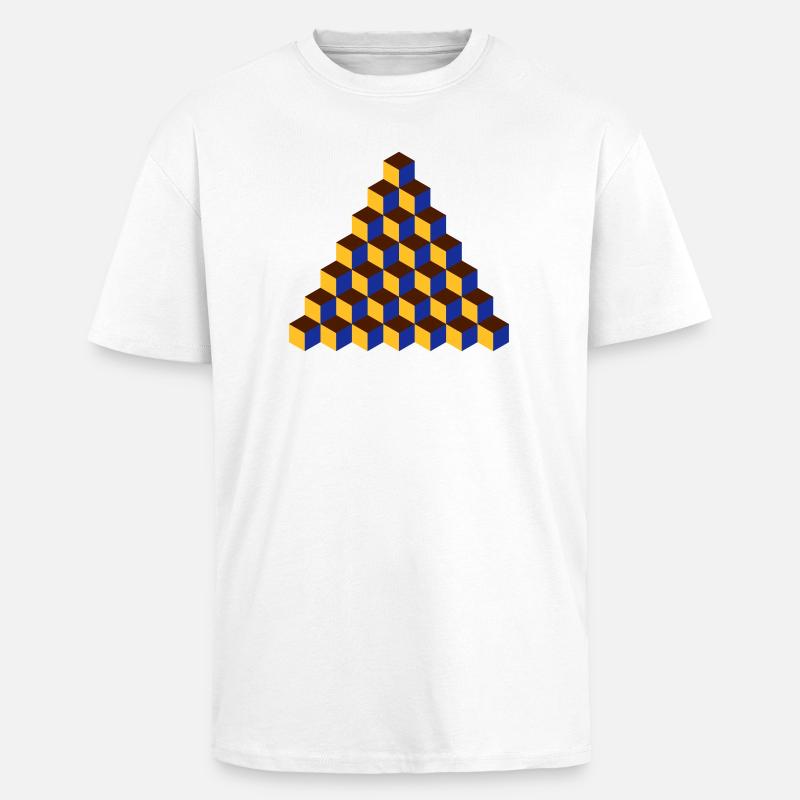 Pattern (7) - Unisex Oversized Heavyweight T-shirt - white