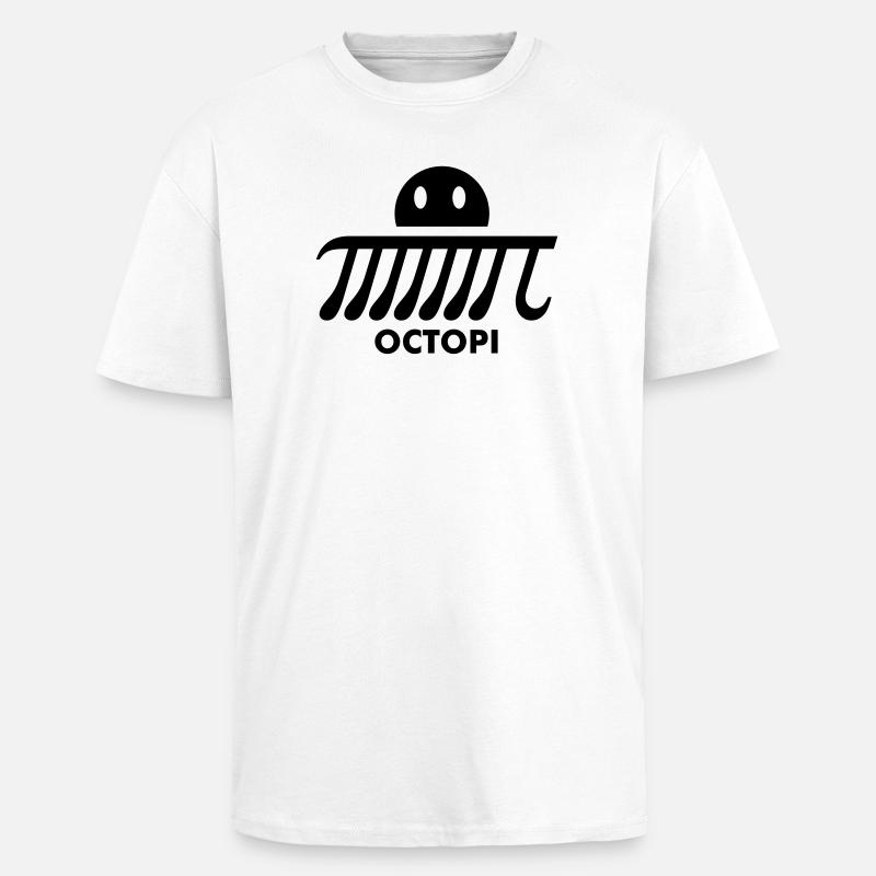 Octopi - Oversized Heavyweight Unisex T-Shirt - Weiß