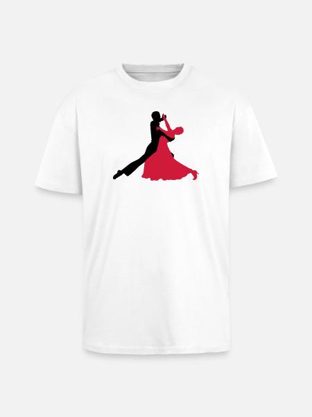 ballroom dancing - Unisex Oversized Heavyweight T-shirt - white