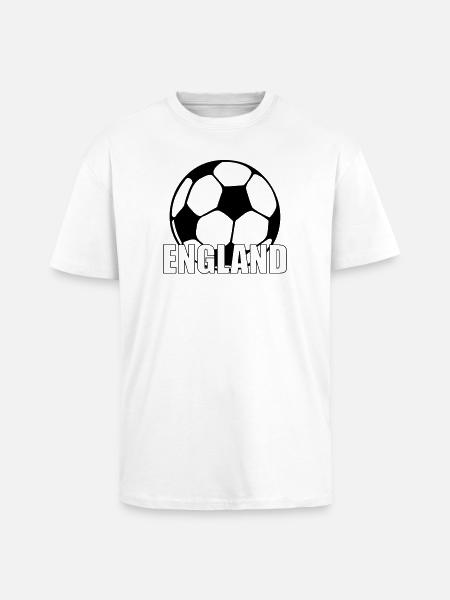 England - T-shirt unisexe oversize épais - blanc