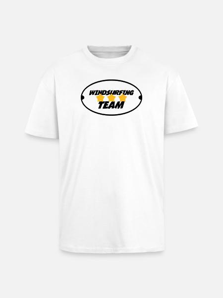 Windsurfing / Windsurfen / Planche à voile - Unisex Oversized Heavyweight T-shirt - white