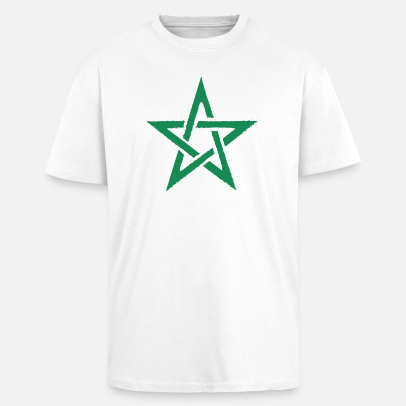 Marokko - Marok - morocco - maroque - Oversized Heavyweight Unisex T-Shirt - Weiß