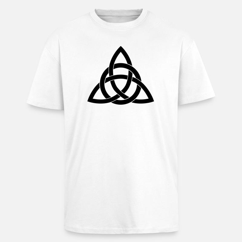 celtico - Maglietta oversize spessa - bianco