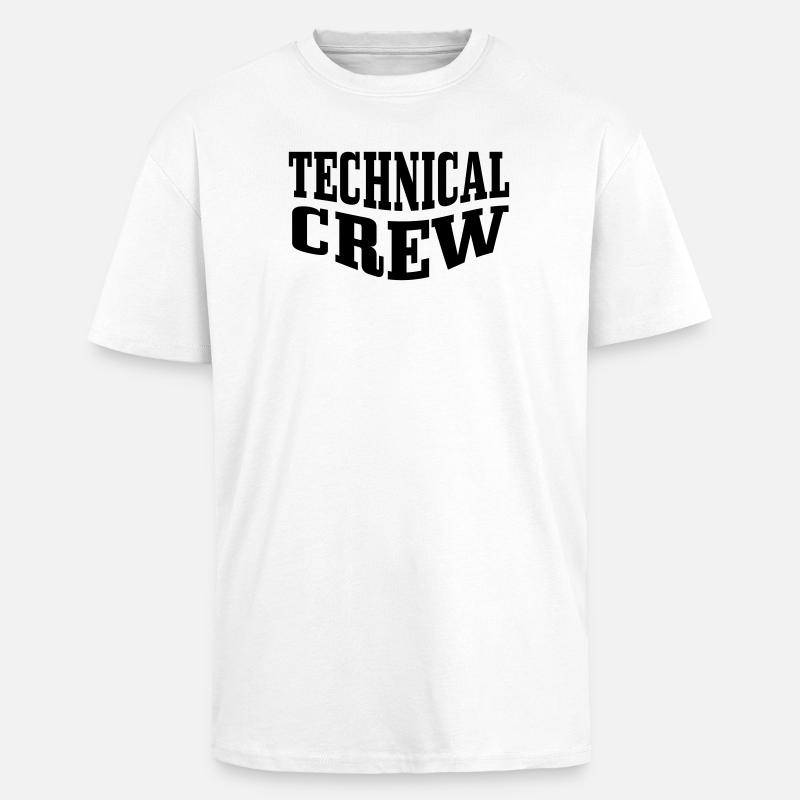Technische Crew 2 - Oversized Heavyweight Unisex T-Shirt - Weiß
