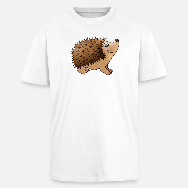 Freundlicher Igel - Oversized Heavyweight Unisex T-Shirt - Weiß