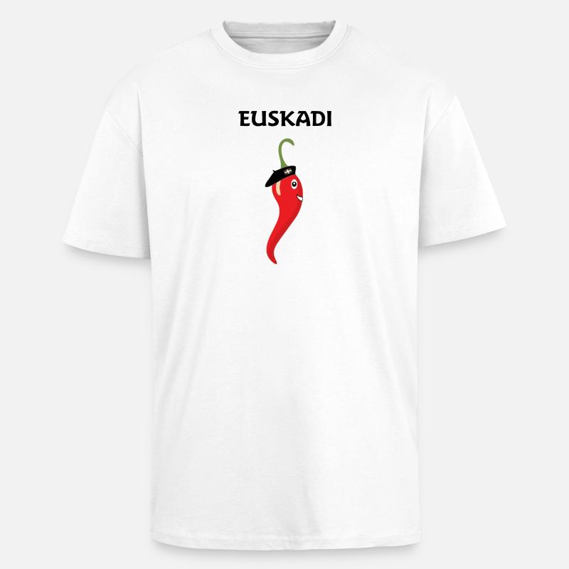 Baskisch - Oversized Heavyweight Unisex T-Shirt - Weiß