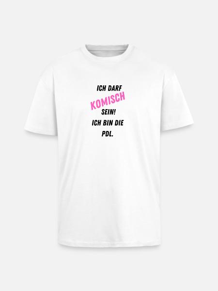 PDL Pflegedienstleitung Geschenk Witzig Komisch - Oversized Heavyweight Unisex T-Shirt - Weiß