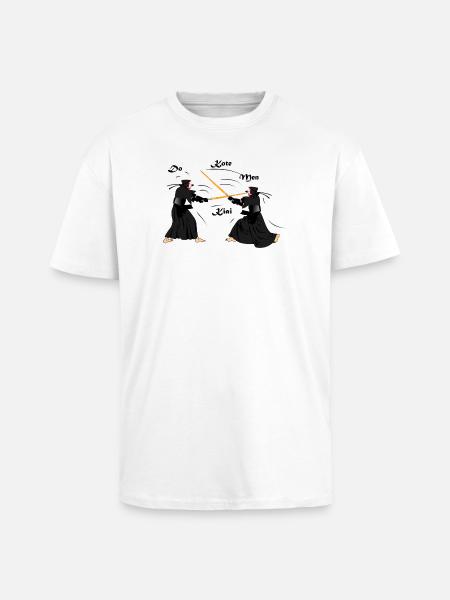 kendo - Unisex Oversized Heavyweight T-shirt - white