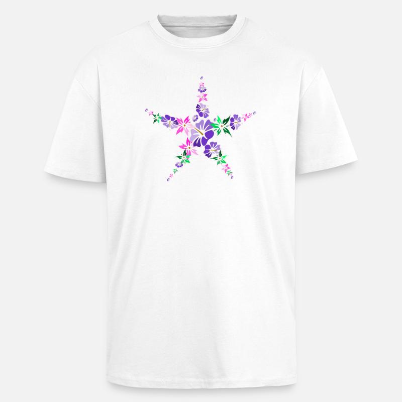 Polynesia - Unisex Oversized Heavyweight T-shirt - white