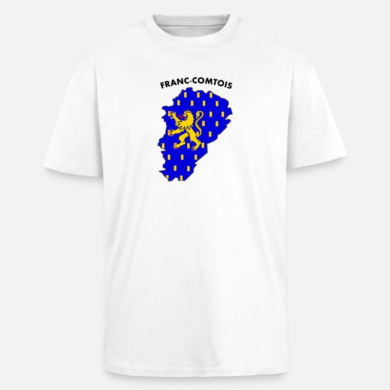 Franc-Comtois - Oversized Heavyweight Unisex T-Shirt - Weiß