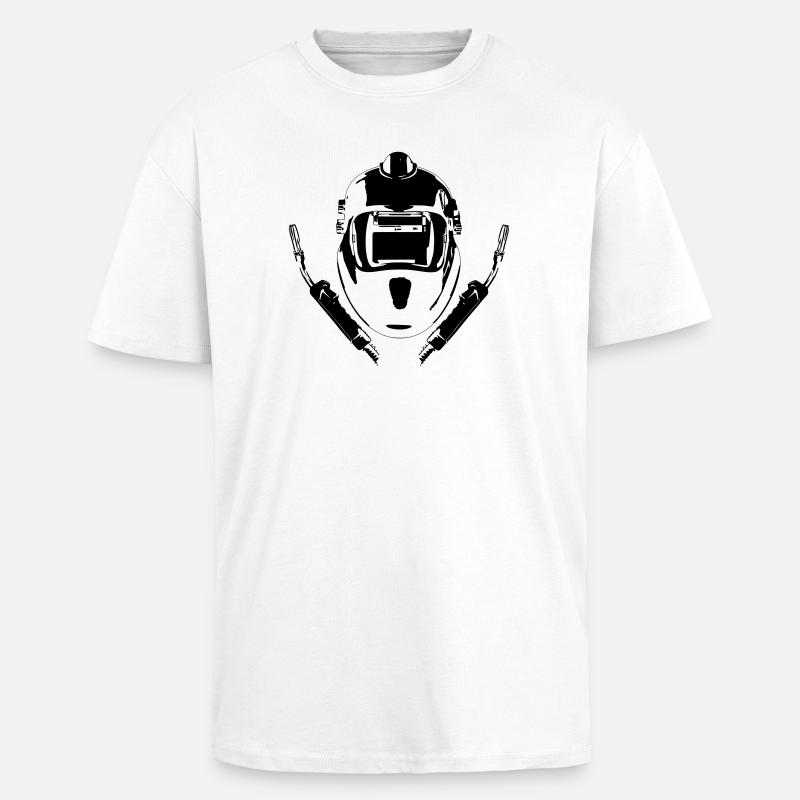 Welder - Unisex Oversized Heavyweight T-shirt - white