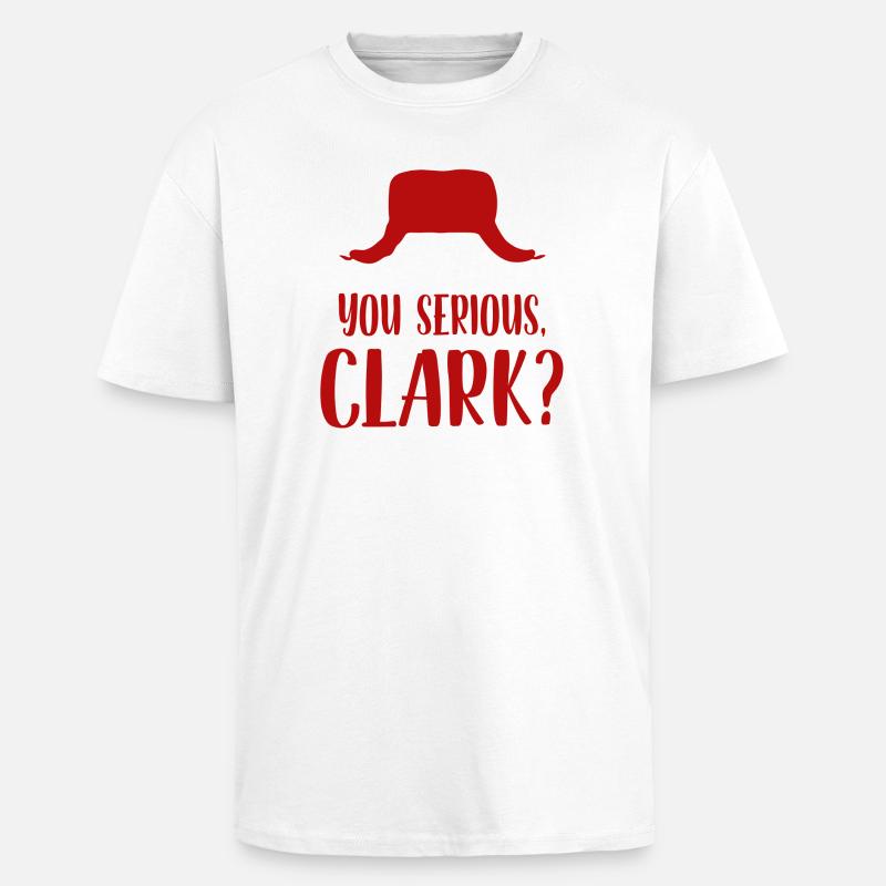 Du ernsthafter Clark - Oversized Heavyweight Unisex T-Shirt - Weiß