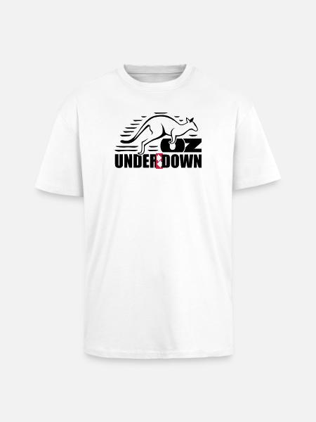 Down under - Unisex Oversized Heavyweight T-shirt - white