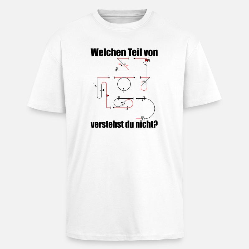 Aresti Symbole Kunstflug Programm Modellpilot - Oversized Heavyweight Unisex T-Shirt - Weiß
