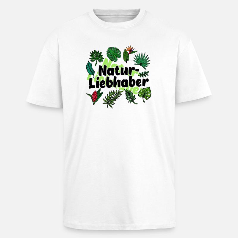 Statement Mutter Natur - Oversized Heavyweight Unisex T-Shirt - Weiß