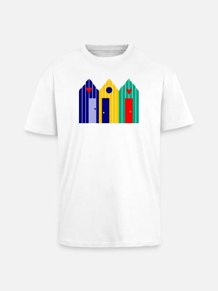 HOLIDAY. LONG LIVE THE HOLIDAYS. HOLIDAY. BEACH. SEA - Unisex Oversized Heavyweight T-shirt - white