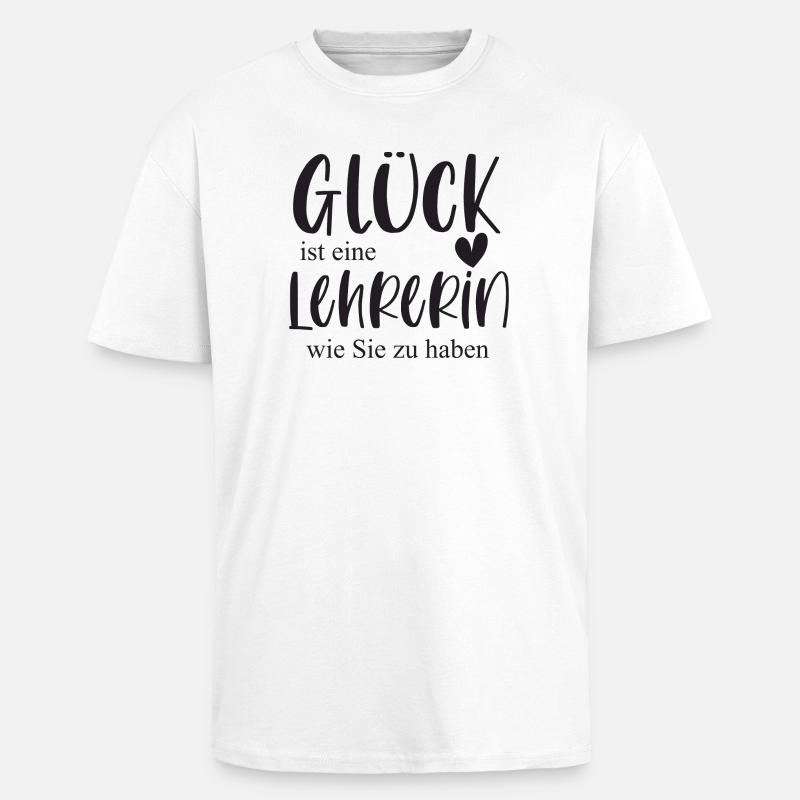 Lehrerin Danke Geschenk Abschied - Oversized Heavyweight Unisex T-Shirt - Weiß