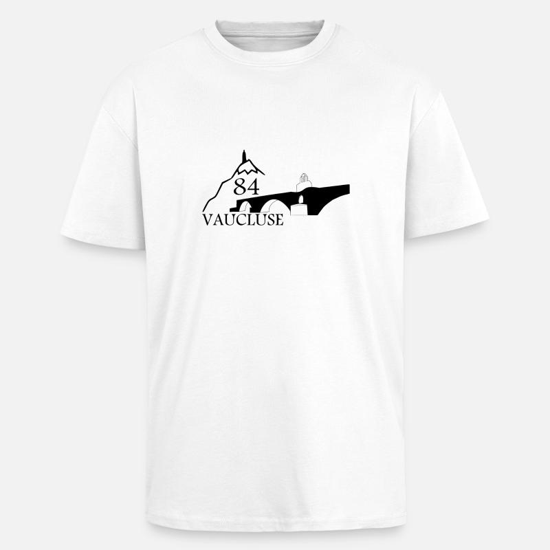 Vaucluse - Oversized Heavyweight Unisex T-Shirt - Weiß