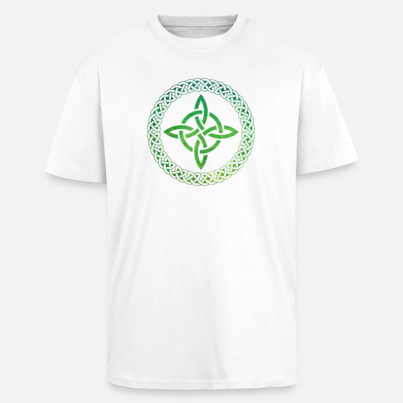 Celtic Knot - Oversized Heavyweight Unisex T-Shirt - Weiß