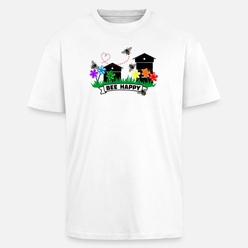 Honiggewächshäuser und Blumen - Oversized Heavyweight Unisex T-Shirt - Weiß