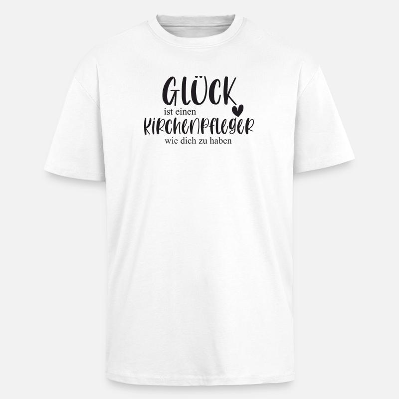 Kirchenpfleger Kirche Ehrenamt Bedanken Geschenk - Oversized Heavyweight Unisex T-Shirt - Weiß