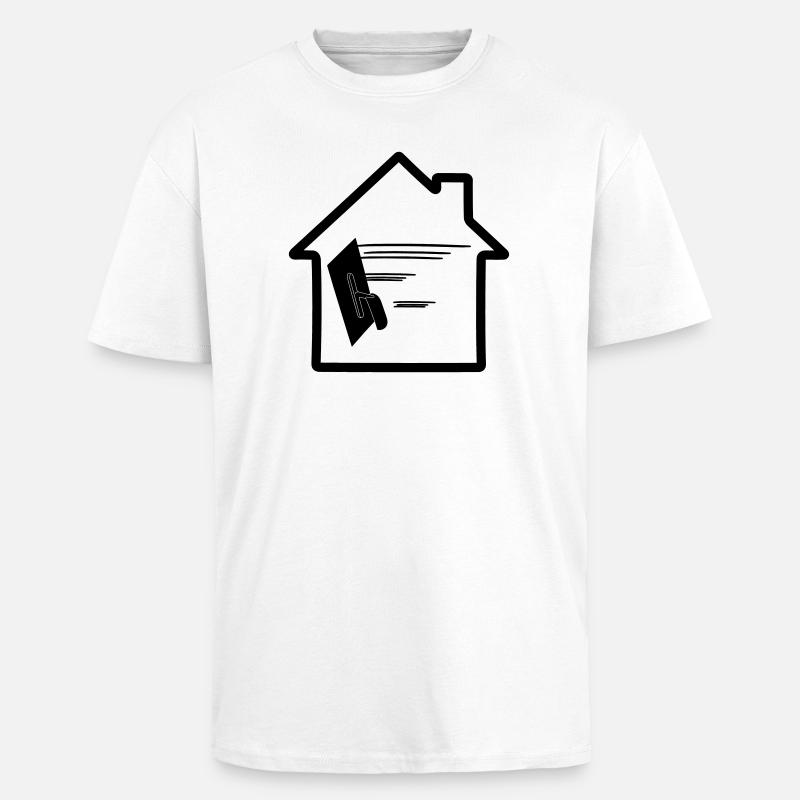 Gipserhaus - Oversized Heavyweight Unisex T-Shirt - Weiß