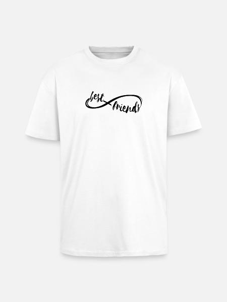 Best friends forever - Unisex Oversized Heavyweight T-shirt - white