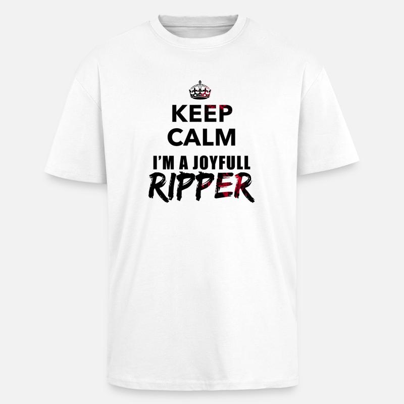 Ripper2 - Oversized Heavyweight Unisex T-Shirt - Weiß