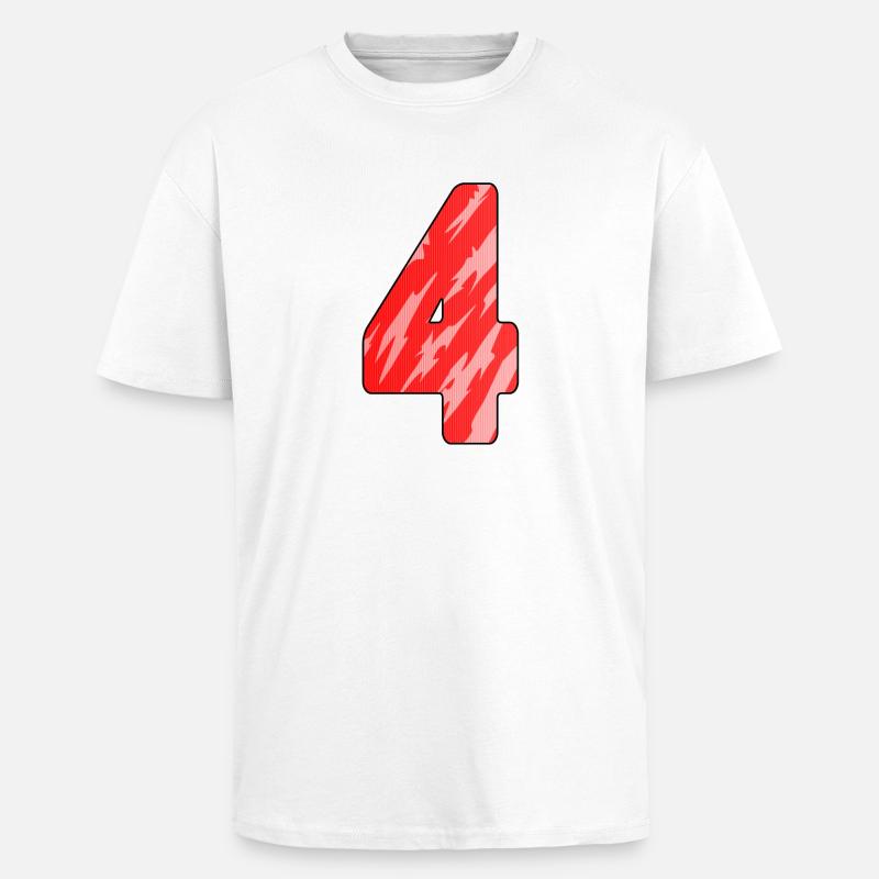 4 - Unisex Oversized Heavyweight T-shirt - white