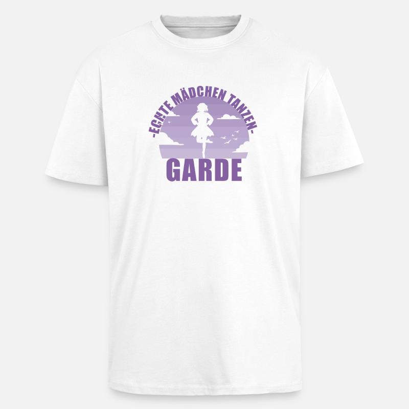 Garde Fasching Karneval Tanzen Geschenk - Oversized Heavyweight Unisex T-Shirt - Weiß