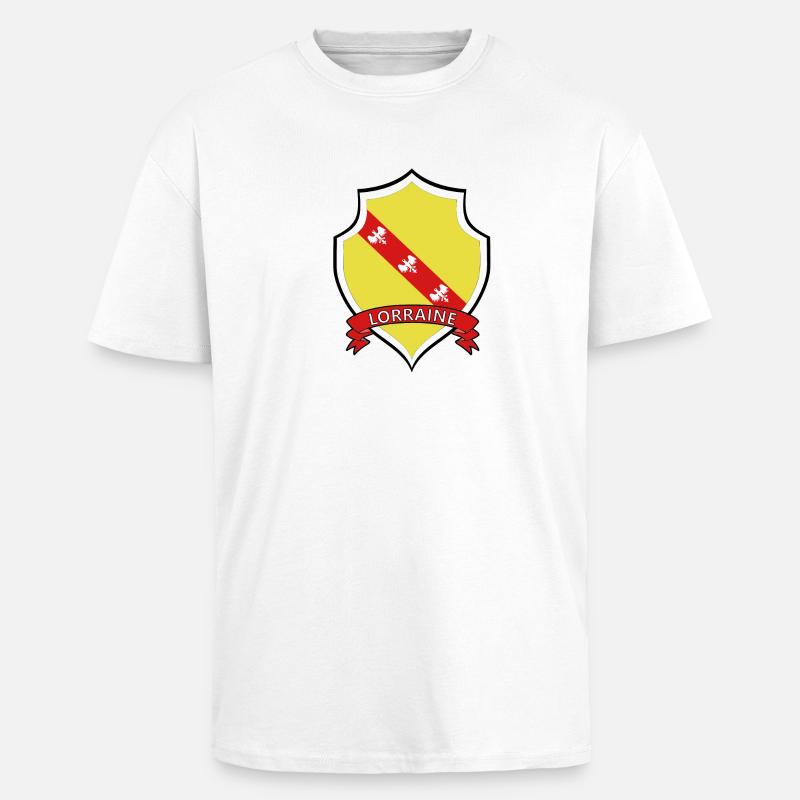 Lorraine - Unisex Oversized Heavyweight T-shirt - white