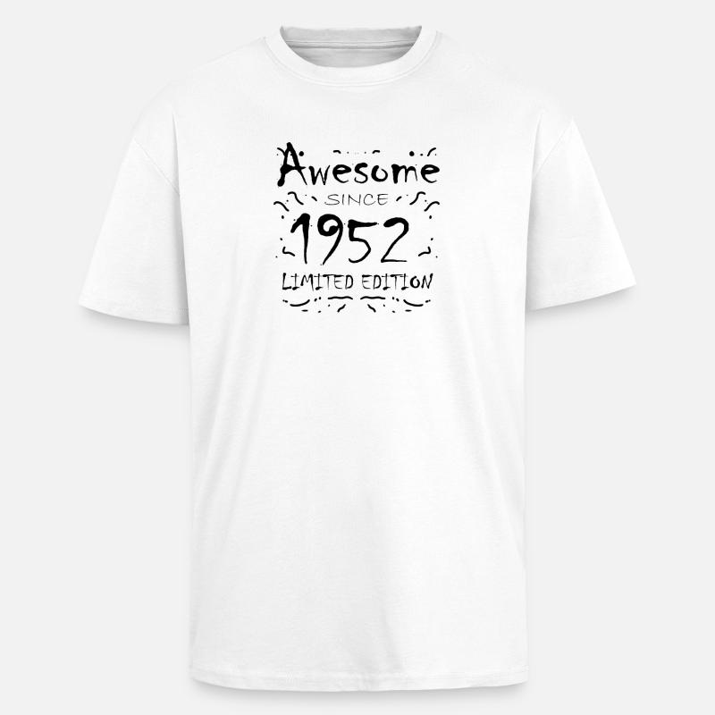1952 - Unisex Oversized Heavyweight T-shirt - white