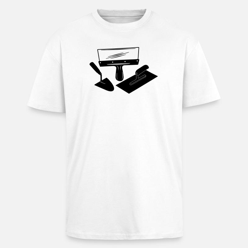 Stucadoors tools - Unisex Oversized Heavyweight T-shirt - white