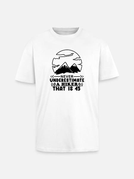 45 years old gift - Unisex Oversized Heavyweight T-shirt - white