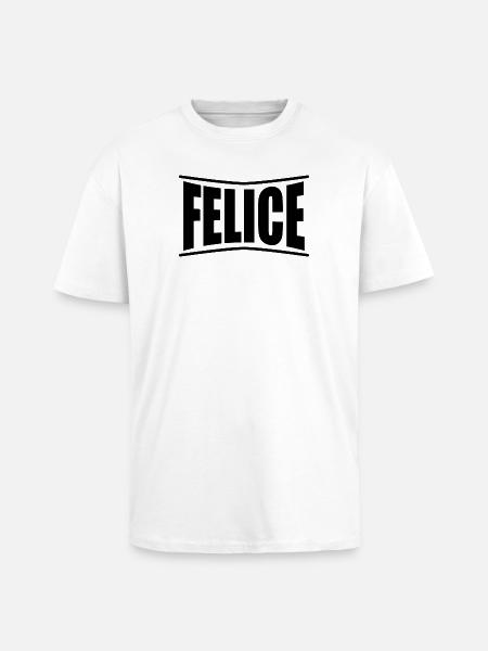 t-shirt Felice t-shirt gift idea - Unisex Oversized Heavyweight T-shirt - white