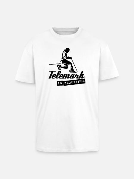tee shirt beautilful2 SPREAD2 - T-shirt unisexe oversize épais - blanc